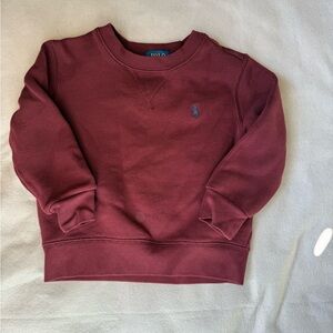 Polo by Ralph Lauren Maroon Crewneck